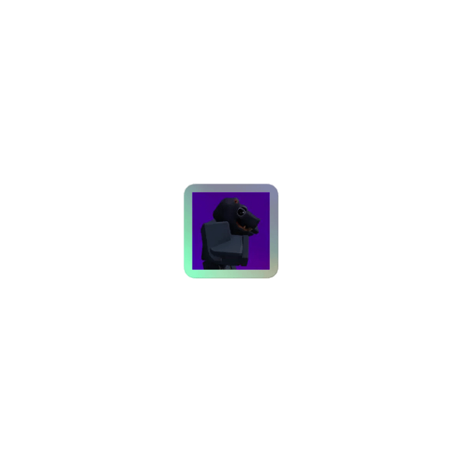 Official HippoBlox Holographic Sticker product image (1)