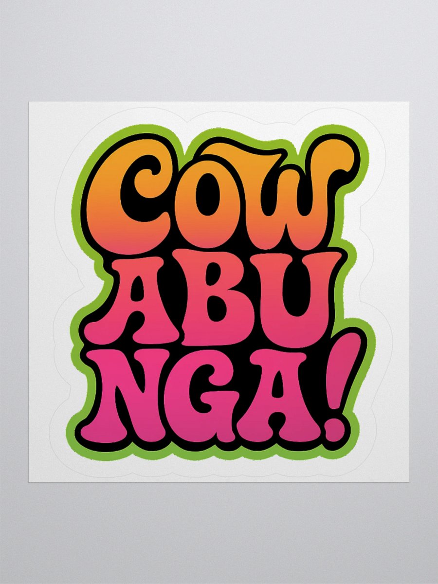 Cowabunga Sticker product image (1)