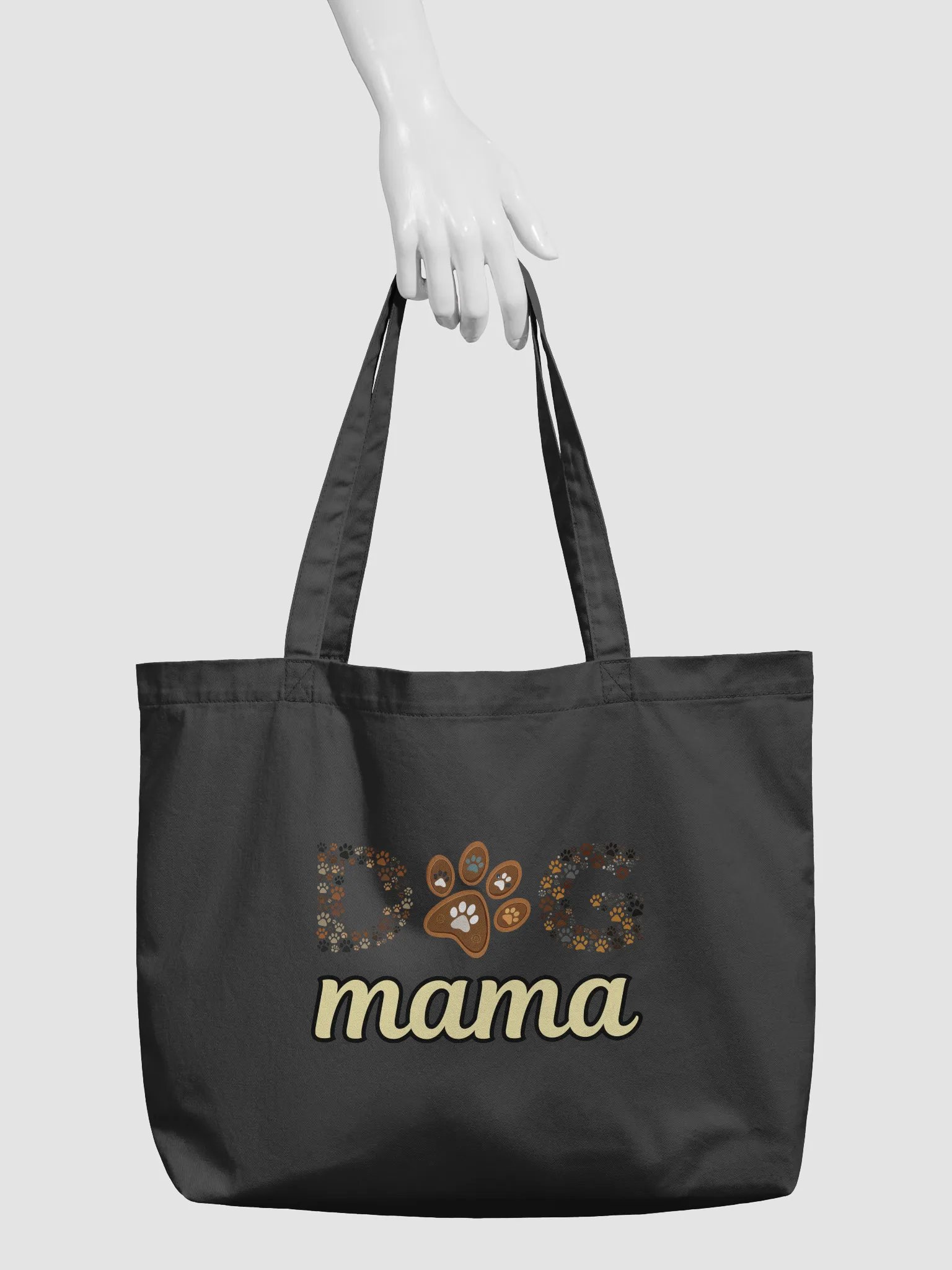 Dog Mama Paw Prints Tote Bag product image (6)