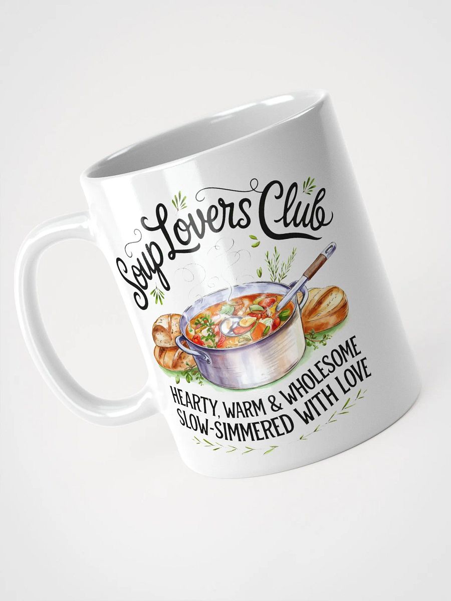 Soup Lovers Club White Glossy Mug product image (9)