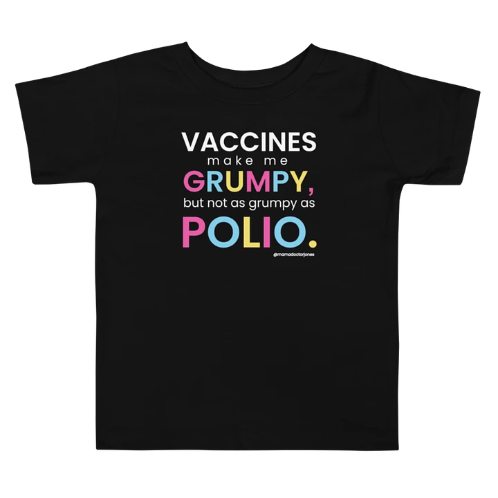 Polio Toddler Tee - Black product image (1)