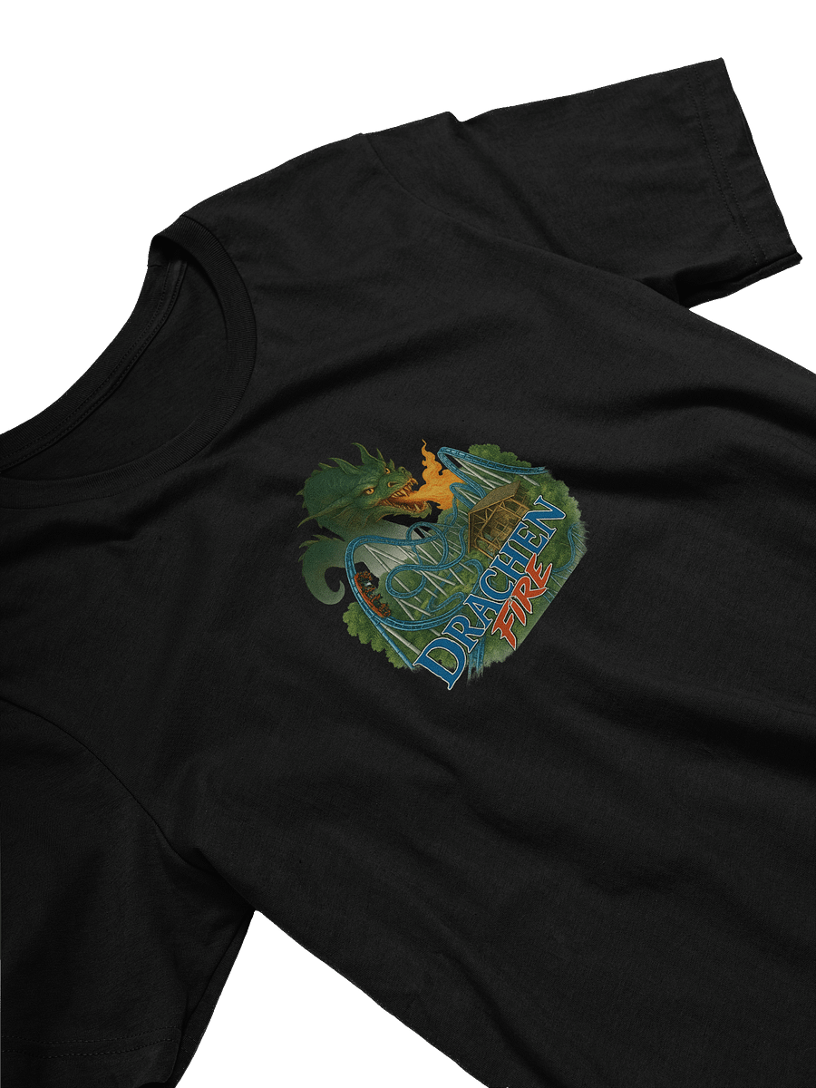 Vintage Drachen Fire Roller Coaster T-Shirt product image (14)