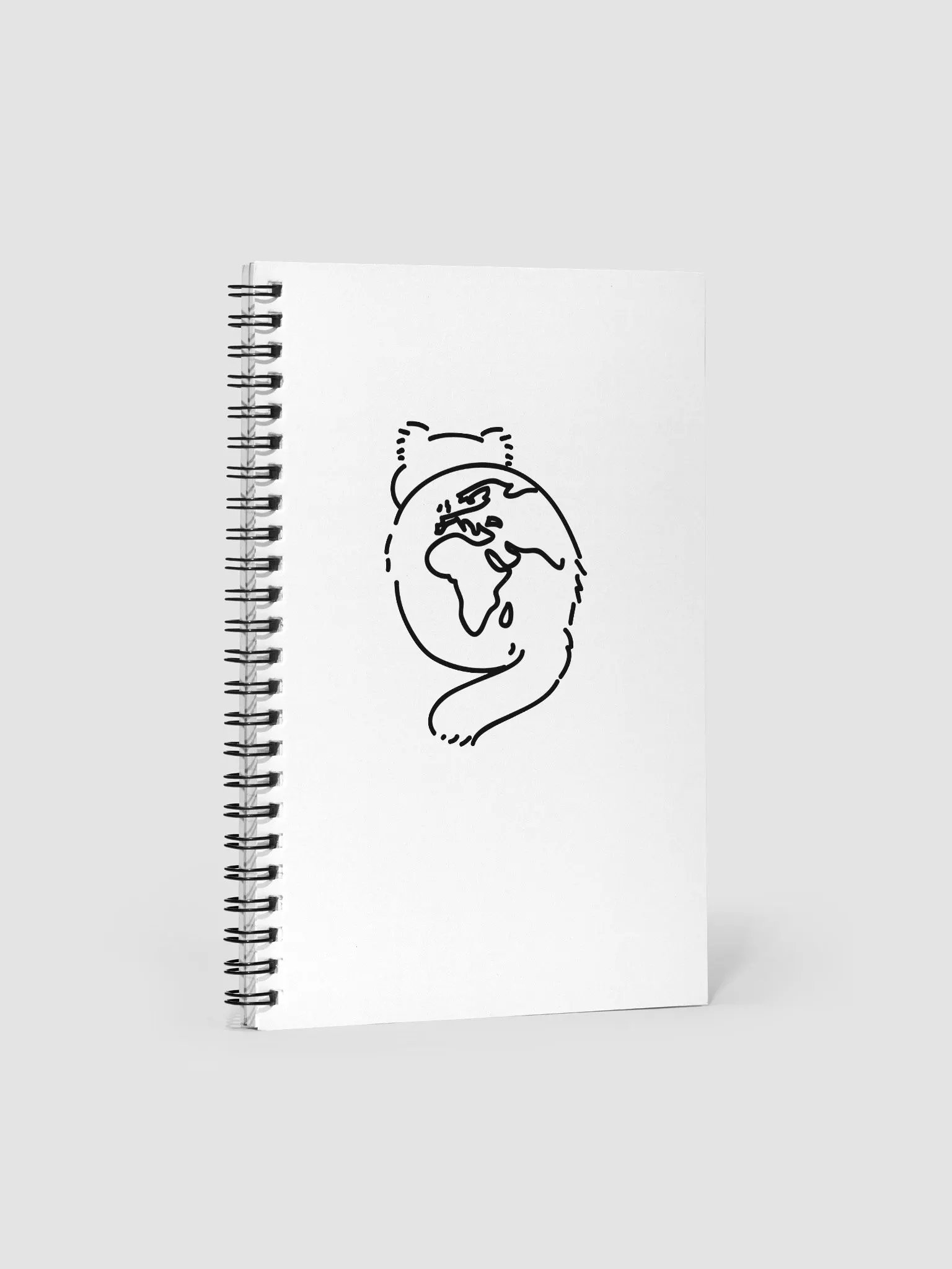 Planet Manul Africa & Europe - Spiral Notebook product image (1)
