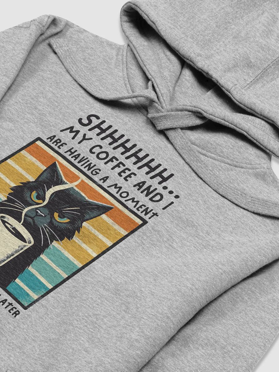 Serious Cat Coffee Moment Hoodie product image (12)