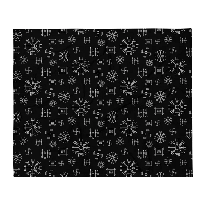Icelandic Staves Throw Blanket product image (2)