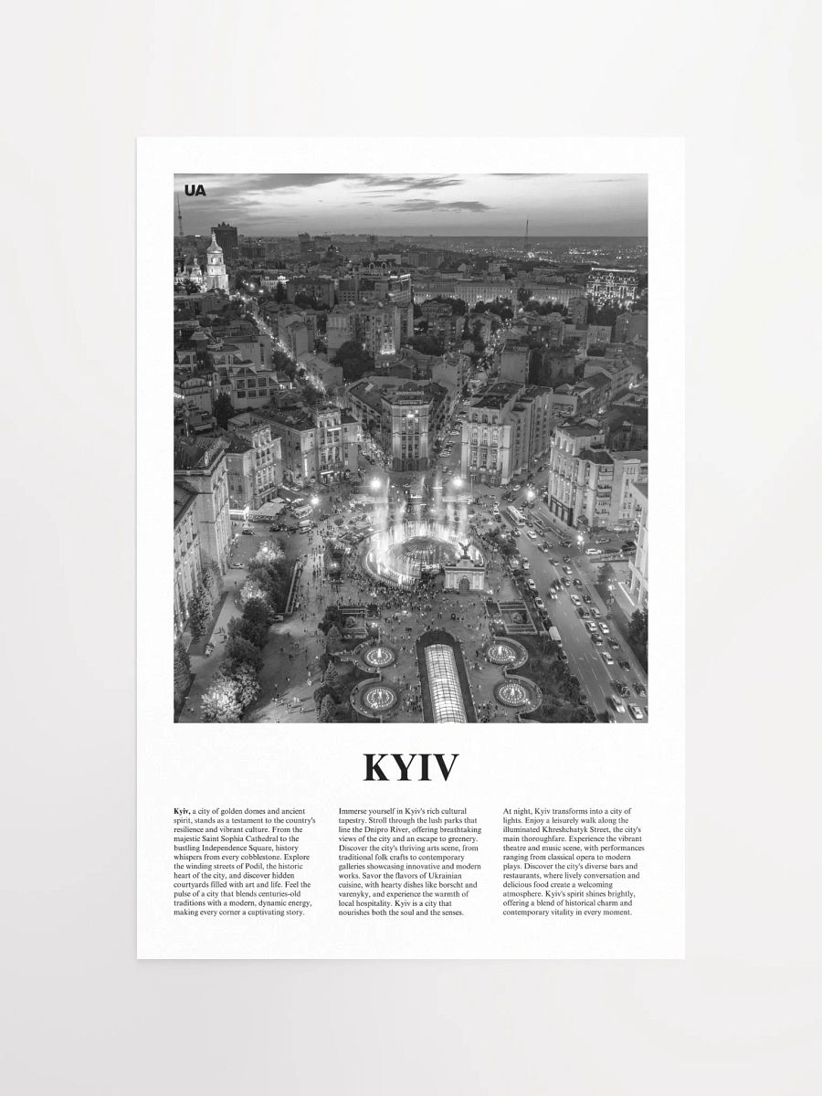 Kyiv 01 Newspaper Poster product image (11)