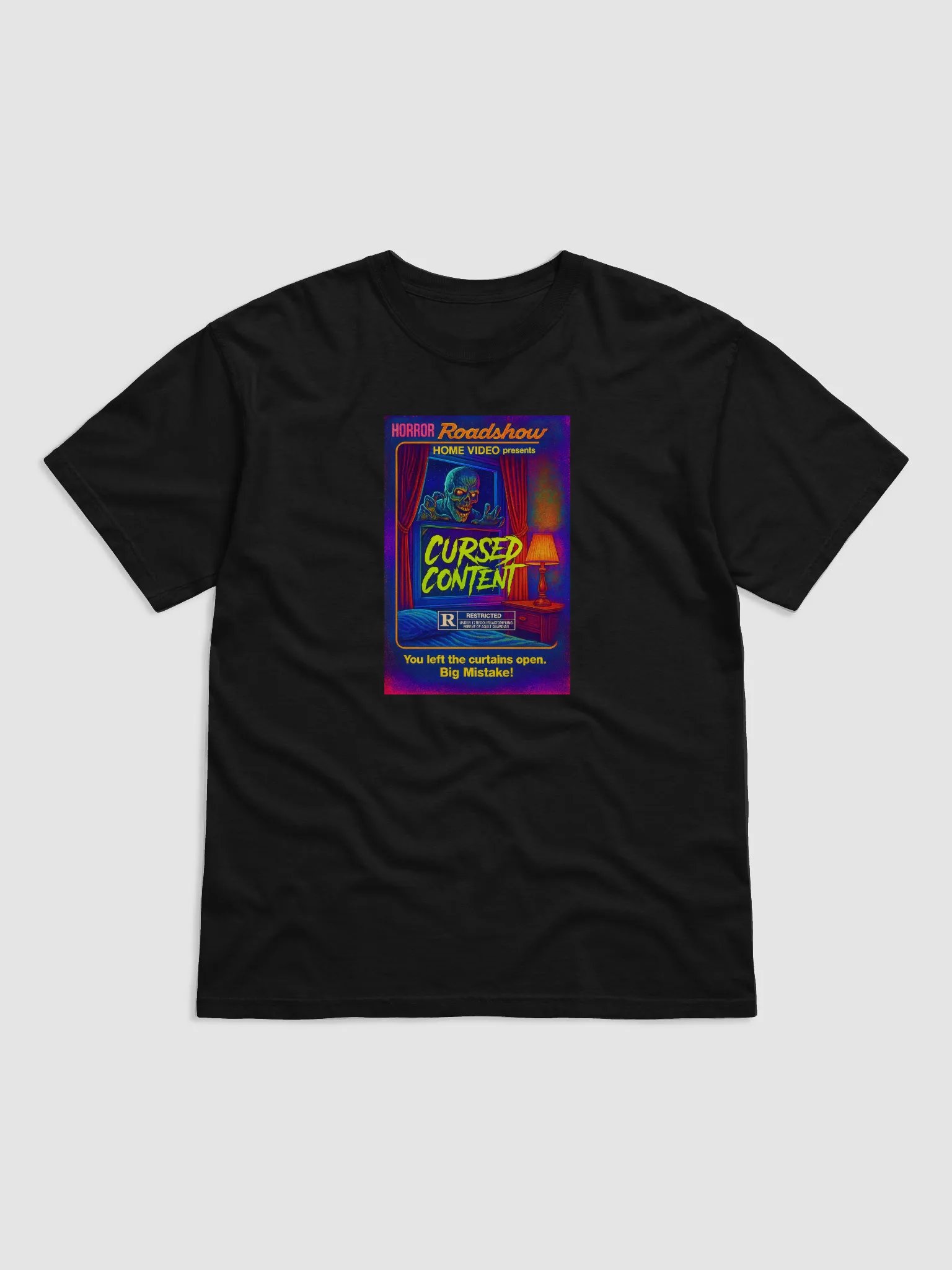 Midnight VHS Rental – Ghoul Window Creeper T-Shirt: Variant #2 product image (1)