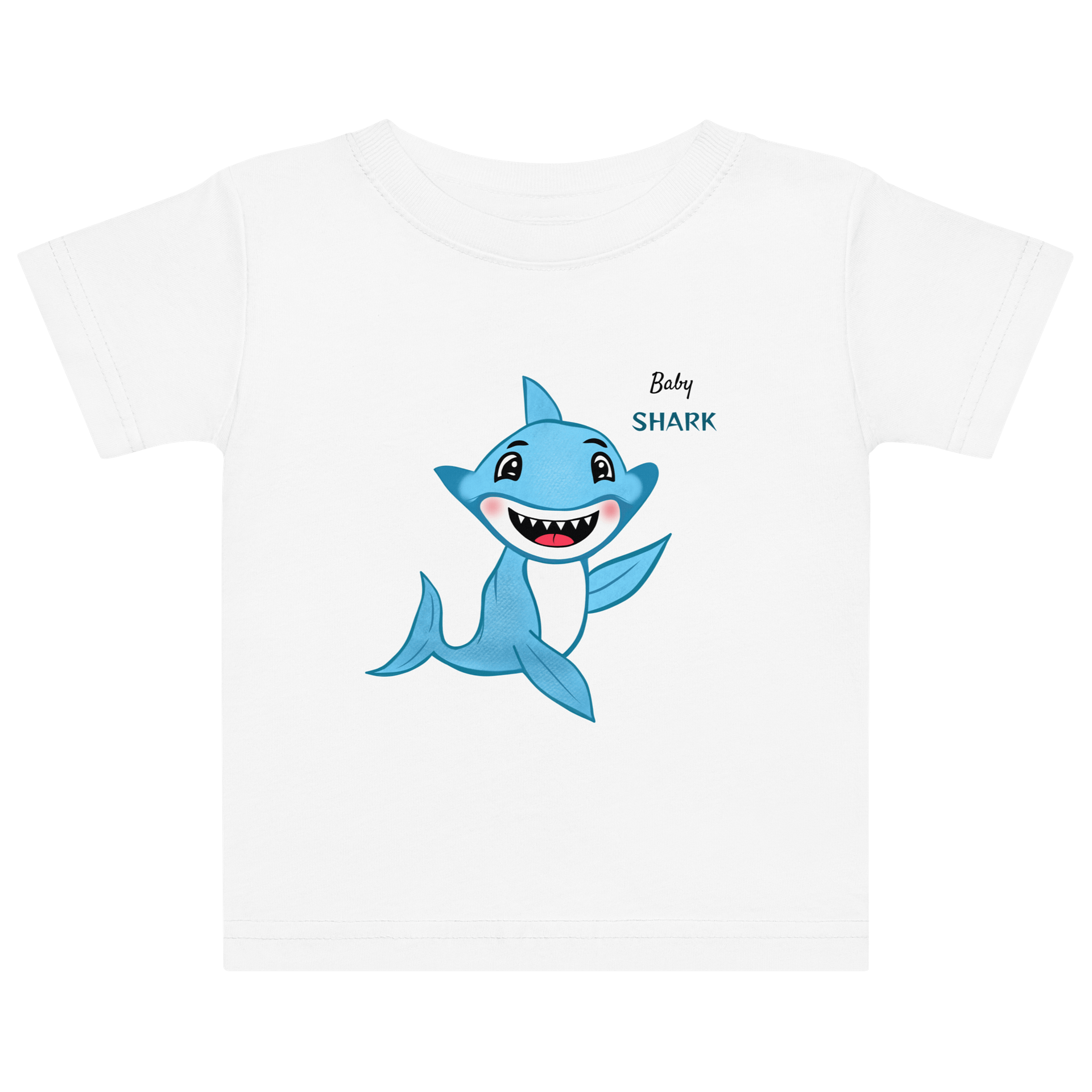 Smiling Shark Baby Jersey T-Shirt product image (5)
