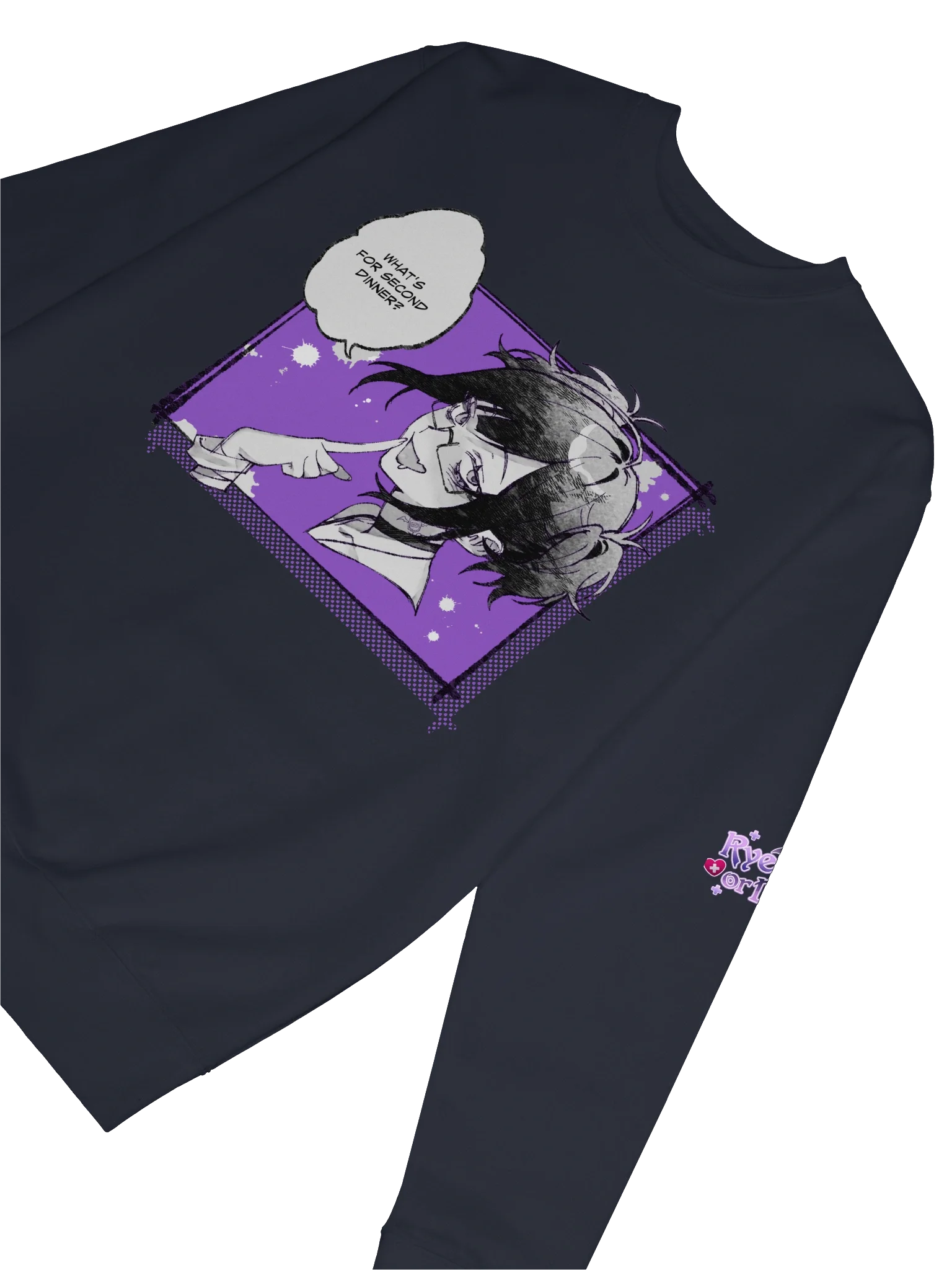 Second Dinner Rye Crew Sweatshirt (Front Design) product image (6)