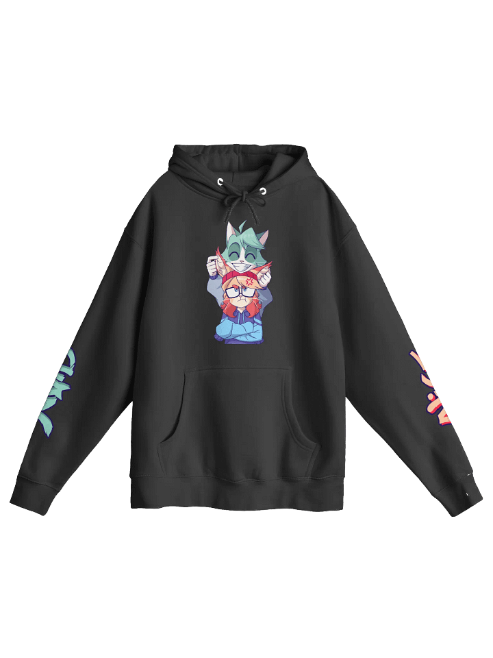 Cyan Teasing Alice's Ears Premium Pullover Hoodie product image (1)