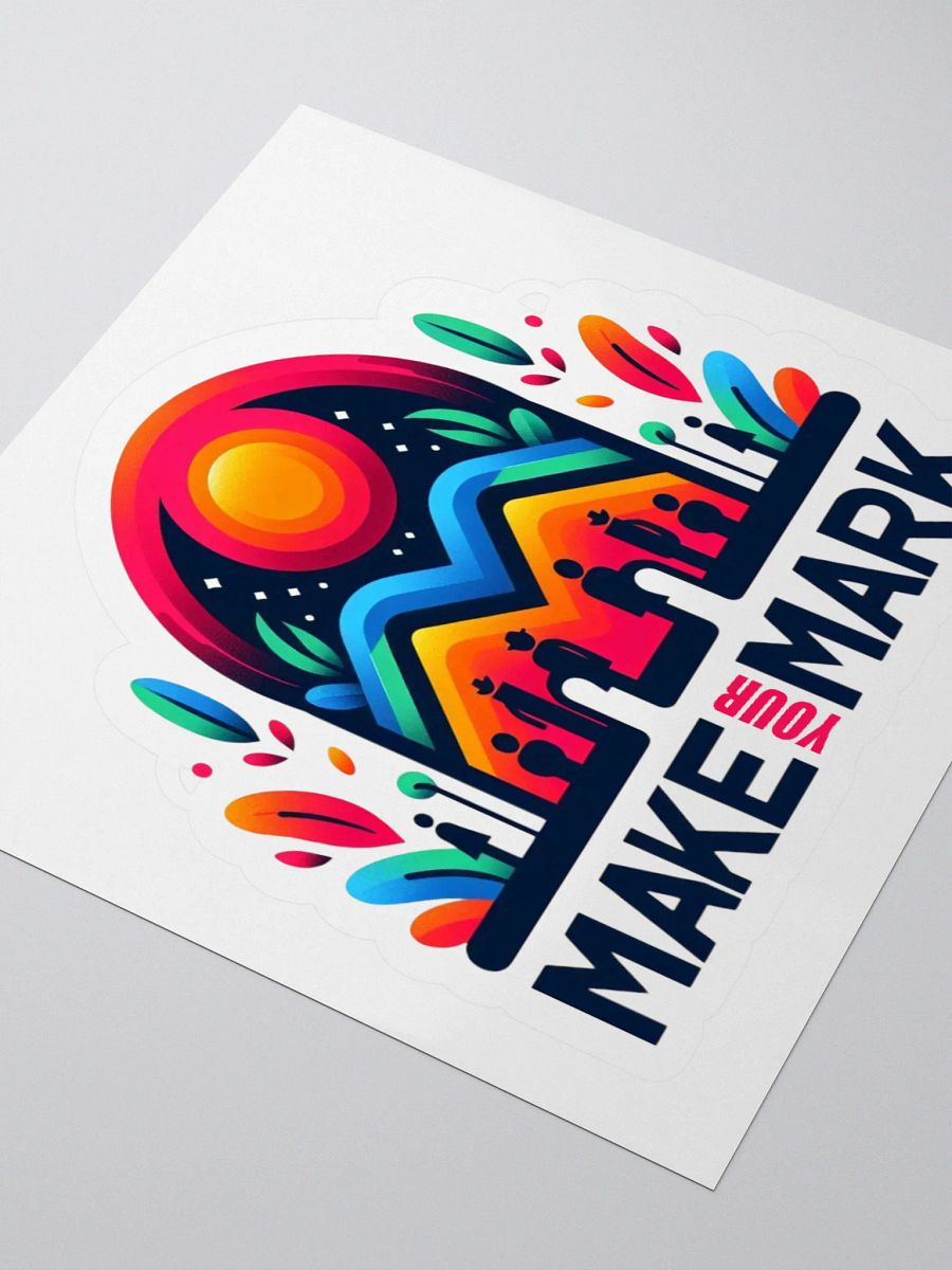 Vibrant Sunrise Kiss Cut Stickers product image (7)