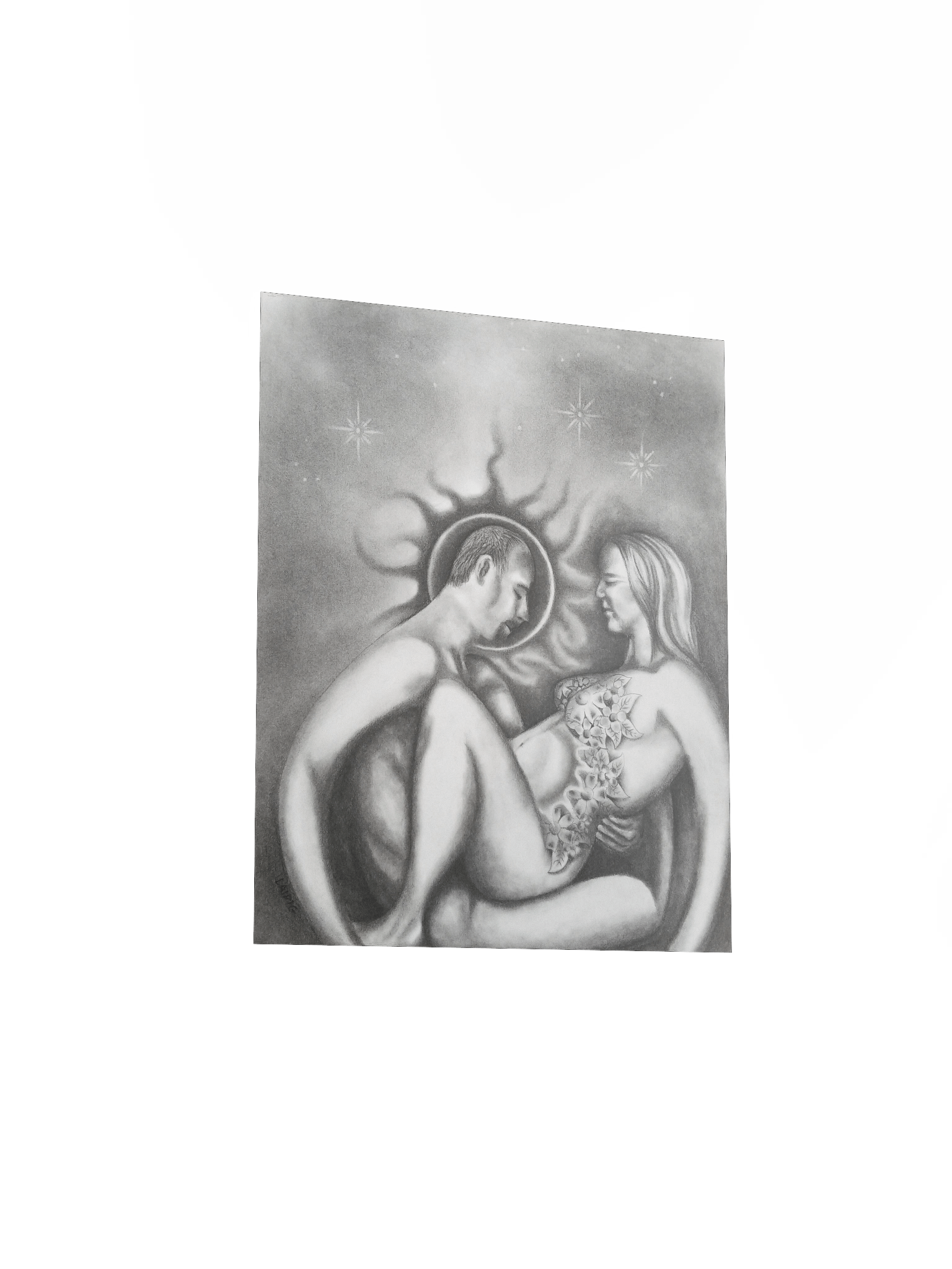 Gift - in charcoal small print. product image (5)