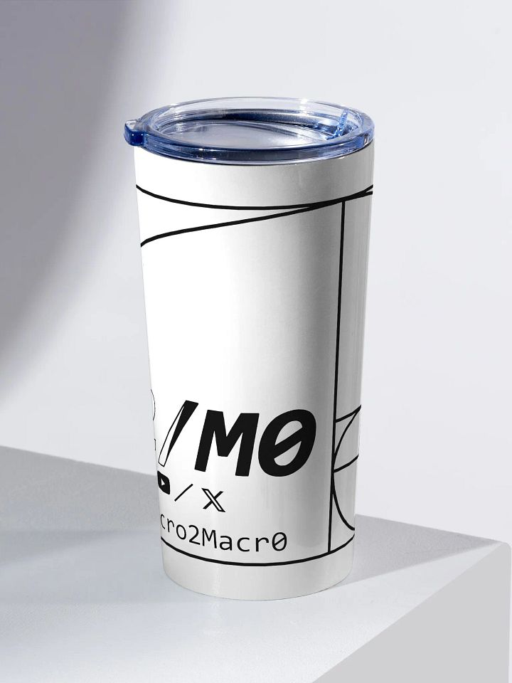 M2/M0 Logo Playful Stainless Steel Tumbler product image (2)