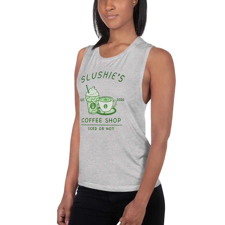 Slushie's Coffee Shop (Green) | Women's Muscle Tank product image (3)