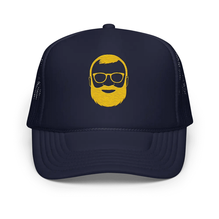 Letterman Beard Trucker Hat product image (1)