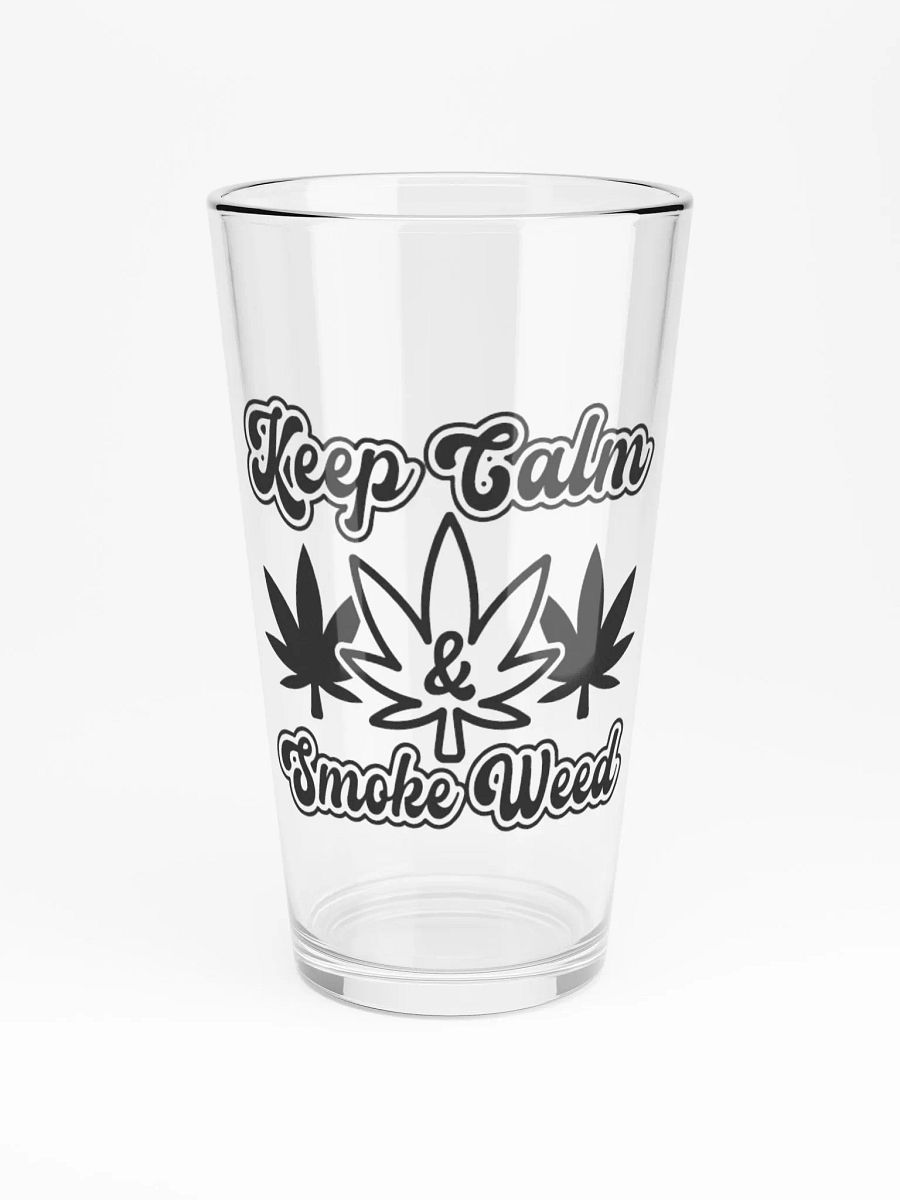 Keep Calm & Smoke Weed - Shaker Pint Glass product image (3)