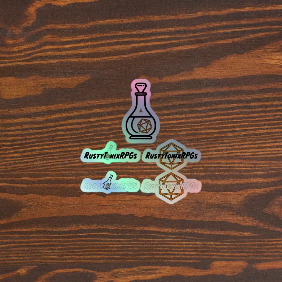 Holographic Sticker Sheet (Logos) product image (3)