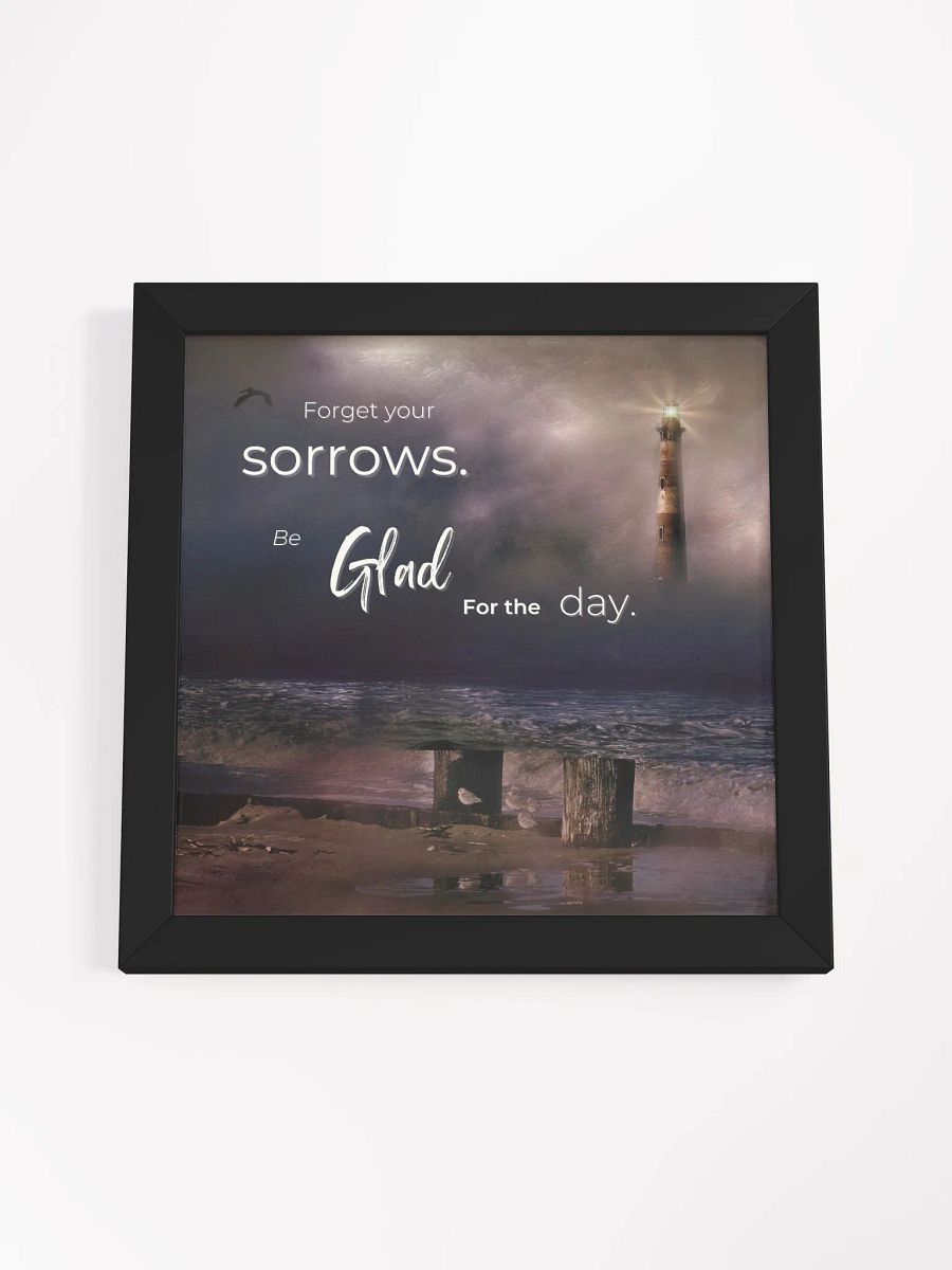 Glad Tidings Lighthouse Framed Print product image (4)