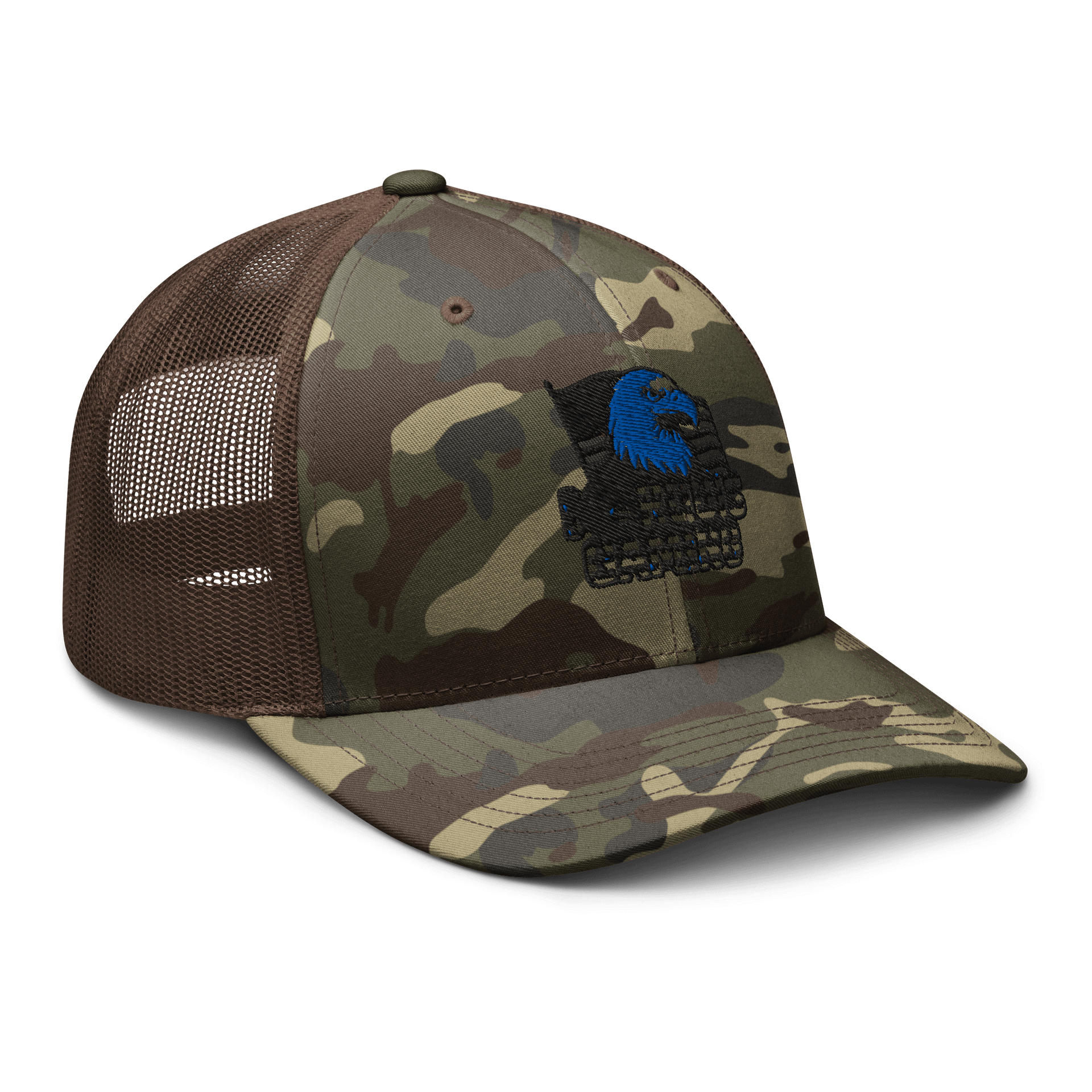 Eagle Vision Camo Trucker Hat product image (6)