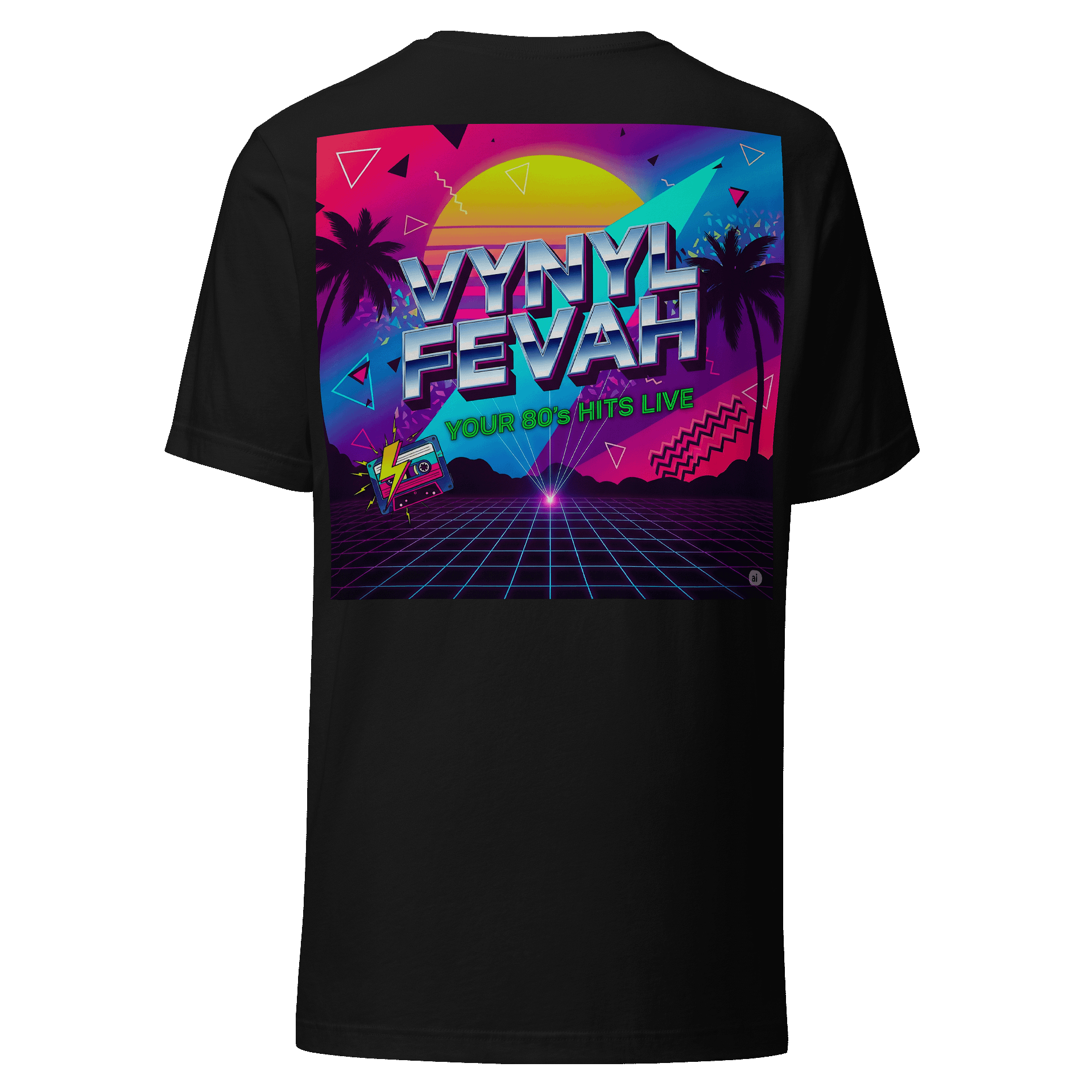 Vynyl Fevah 80s Hits Live on Back logo product image (5)