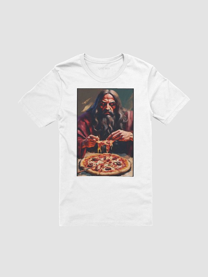 Holy Pizza Unisex Tee + Backprint product image (2)