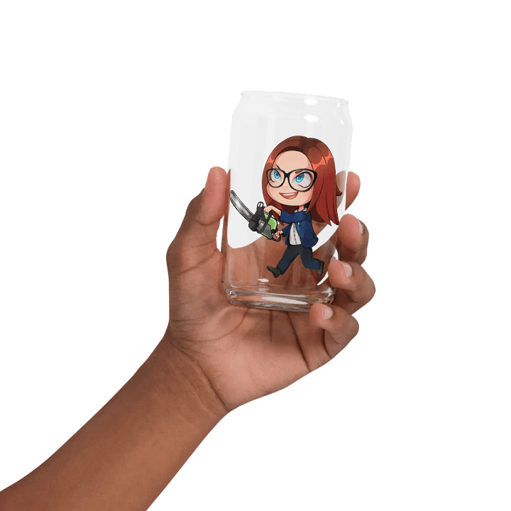 Coming for ya neck can shaped glass product image (2)