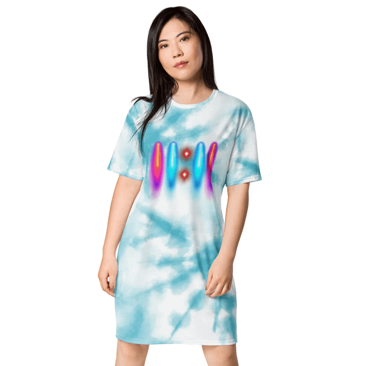 11:11 Sky Dye All-Over T-Shirt Dress product image (1)