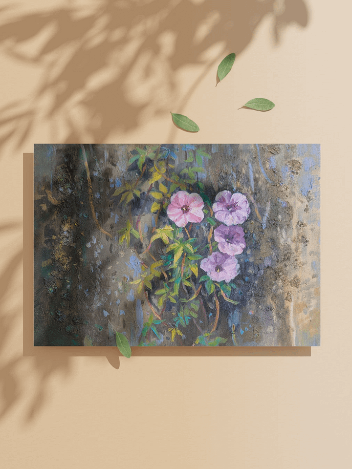 Flowers-Oil Painting Canvas Print product image (1)