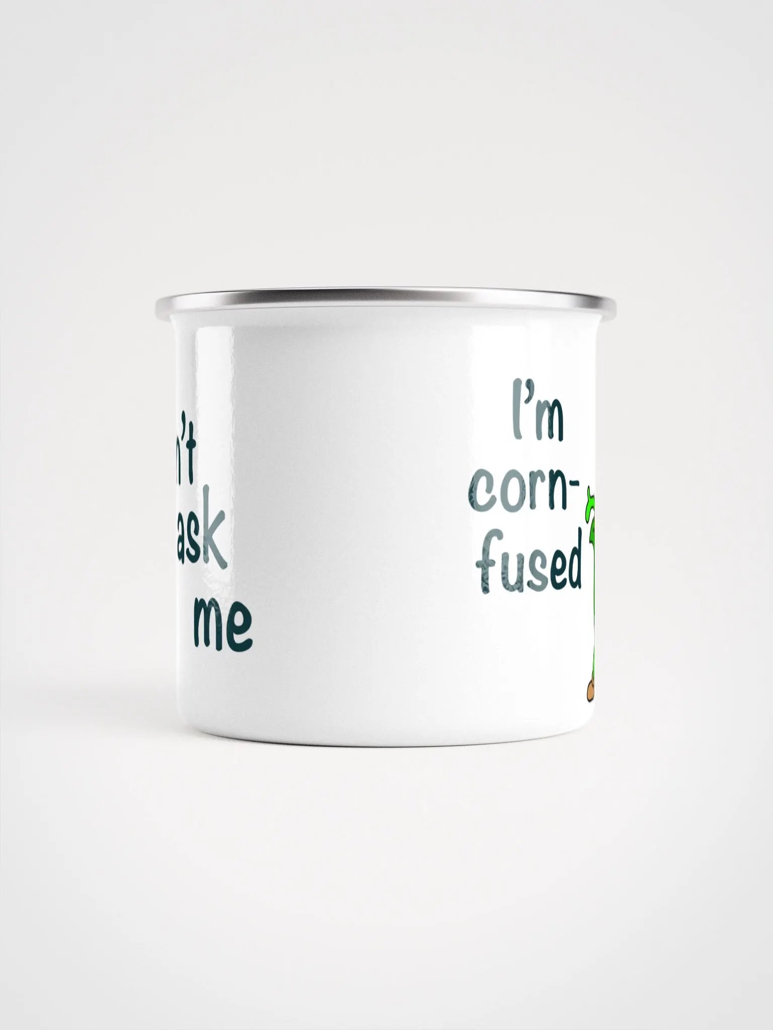 Corn-fused Cartoon Enamel Mug product image (3)