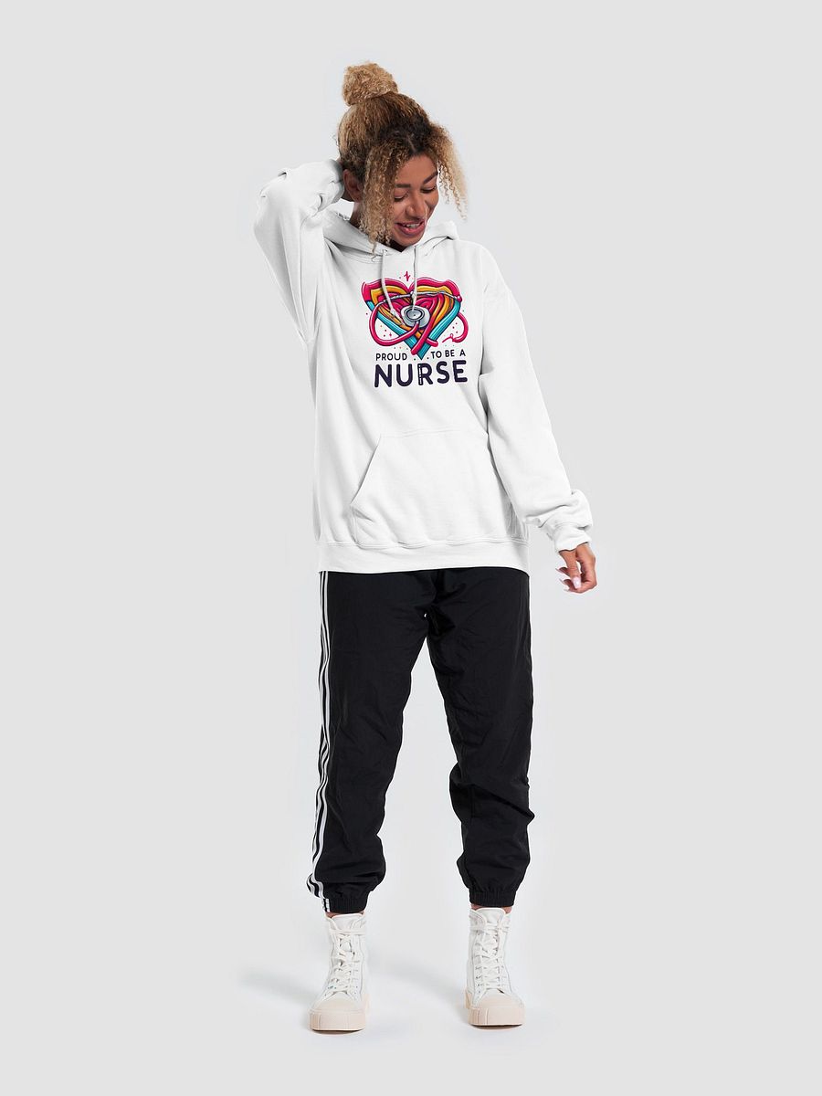 Vibrant Nurse Heart Hoodie product image (47)