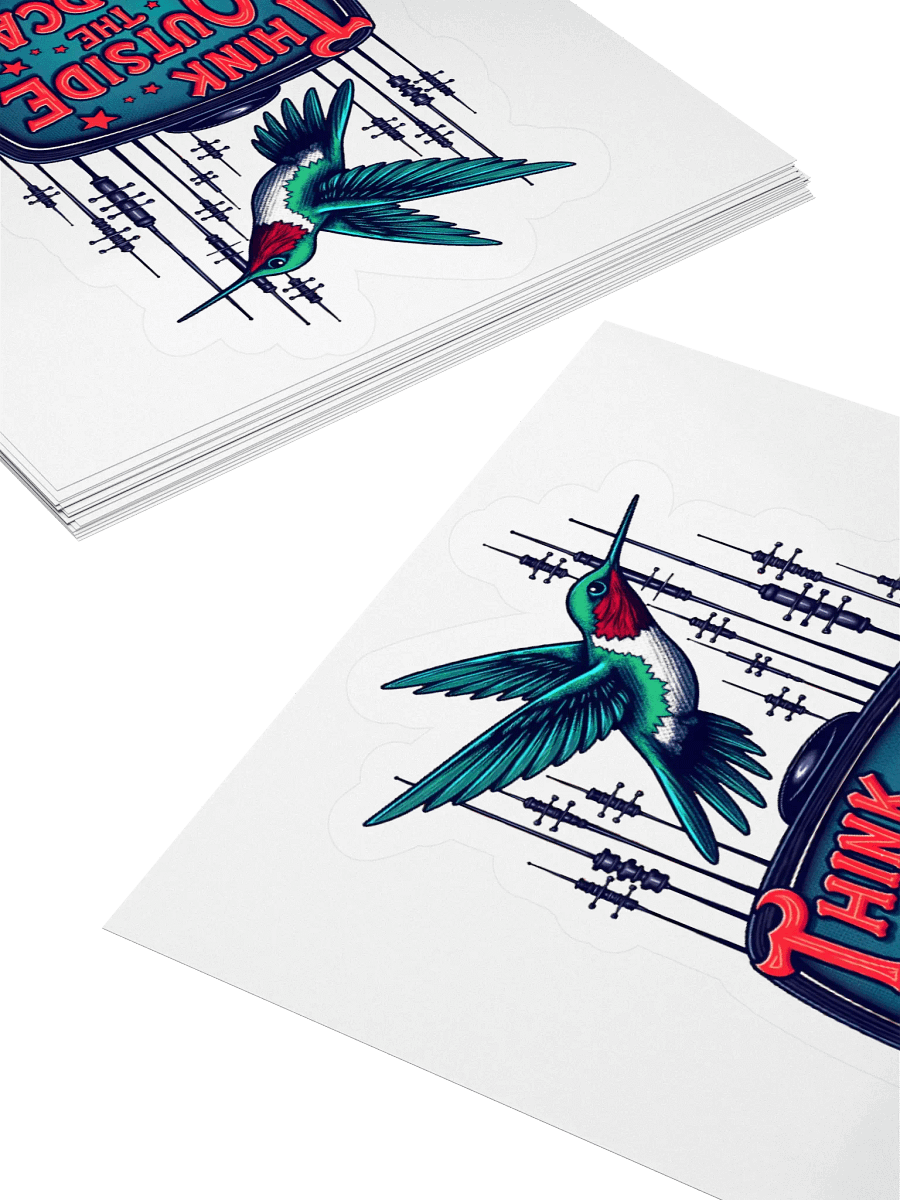 Think Outside The Broadcast Sticker product image (4)