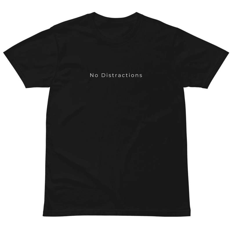 No Distractions Graphic T-Shirt product image (1)