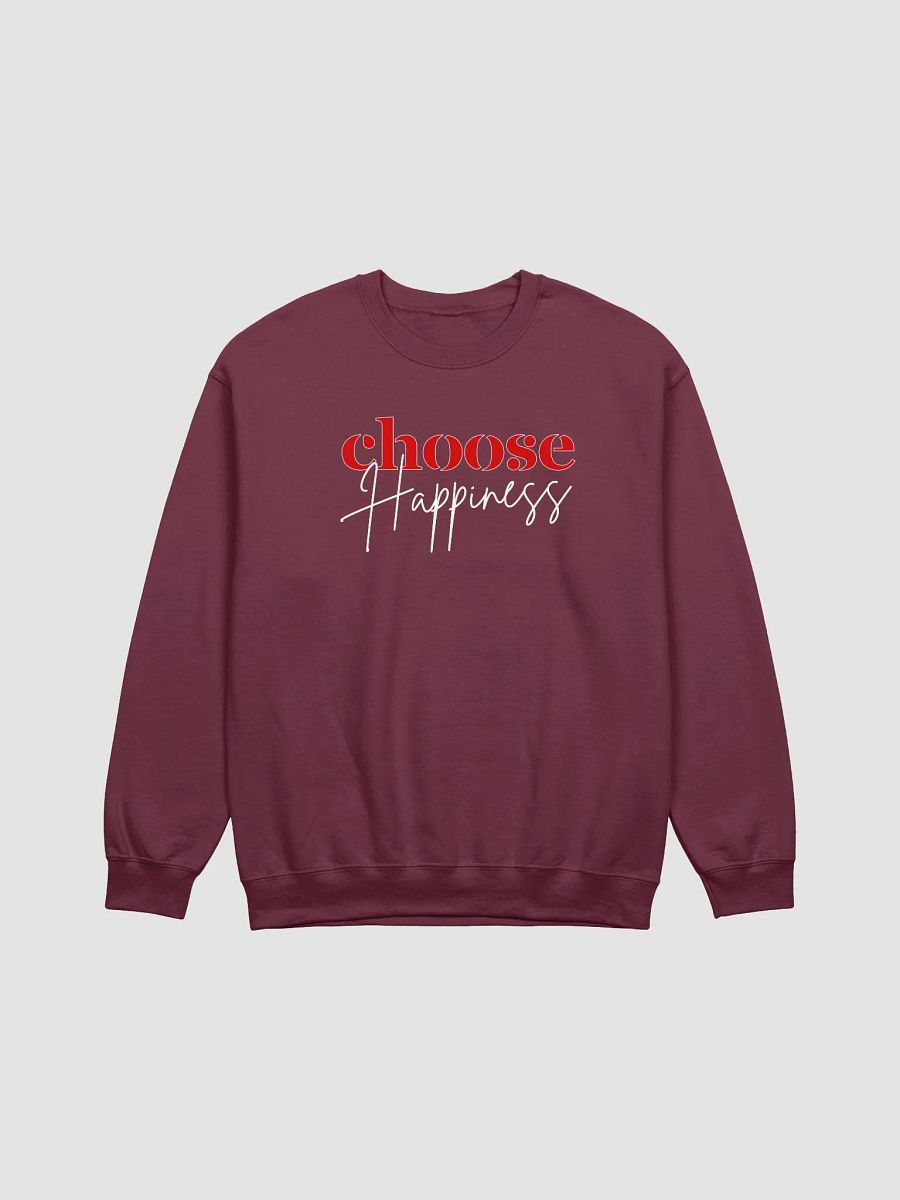 Choose Happiness Gildan Crewneck Sweater product image (2)