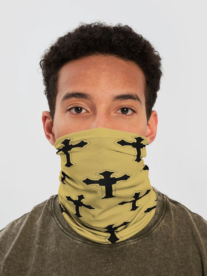 Exodus Cross - Gold - Neck Gaiter/Face Mask product image (1)