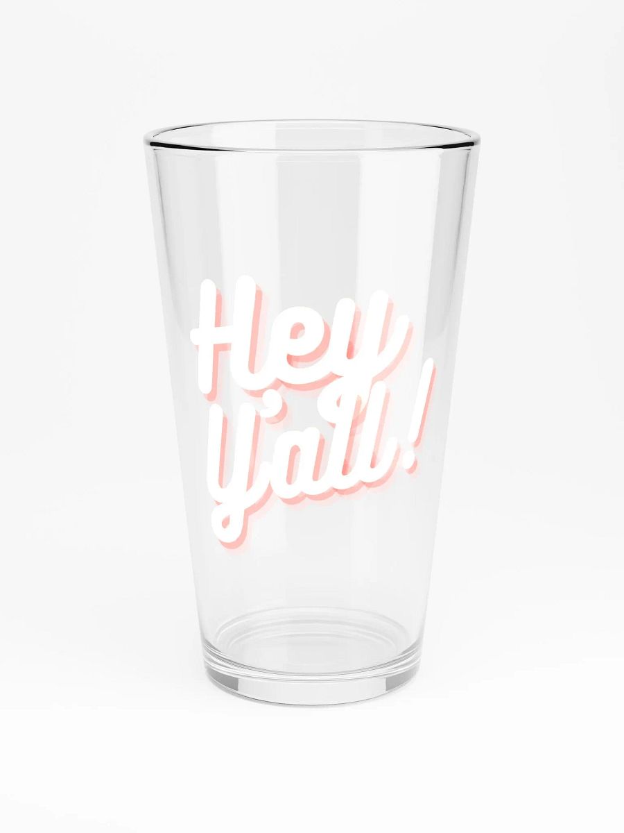 Hey Y'all Pint Glass product image (3)