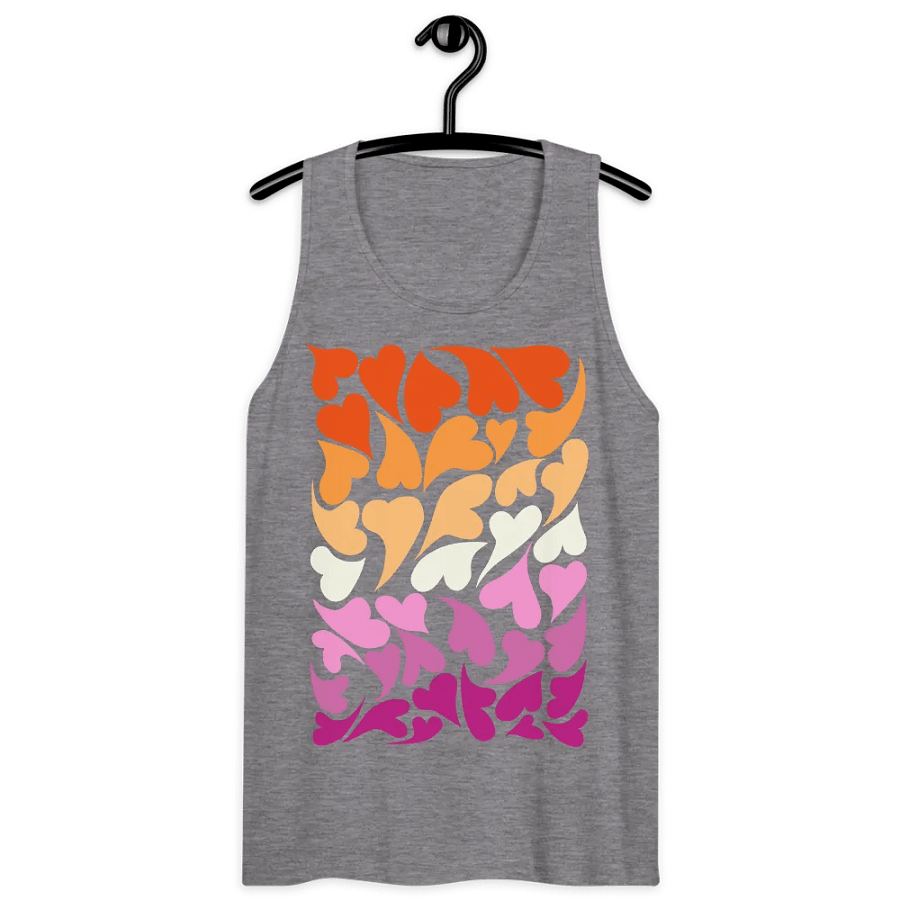 Nestled PRIDE Lesbian Tank Top product image (51)