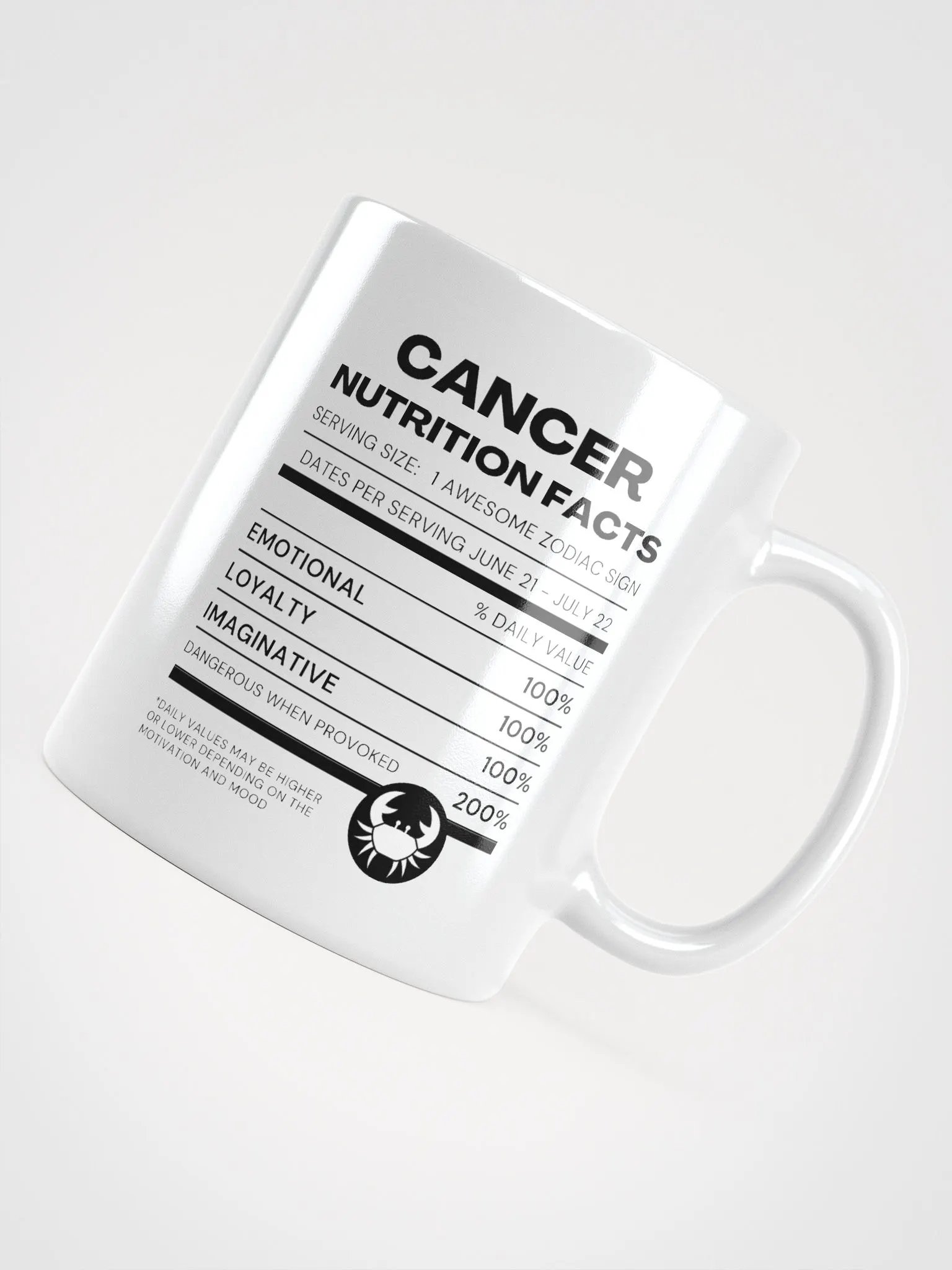 Cancer Nutrition Facts Mug product image (5)