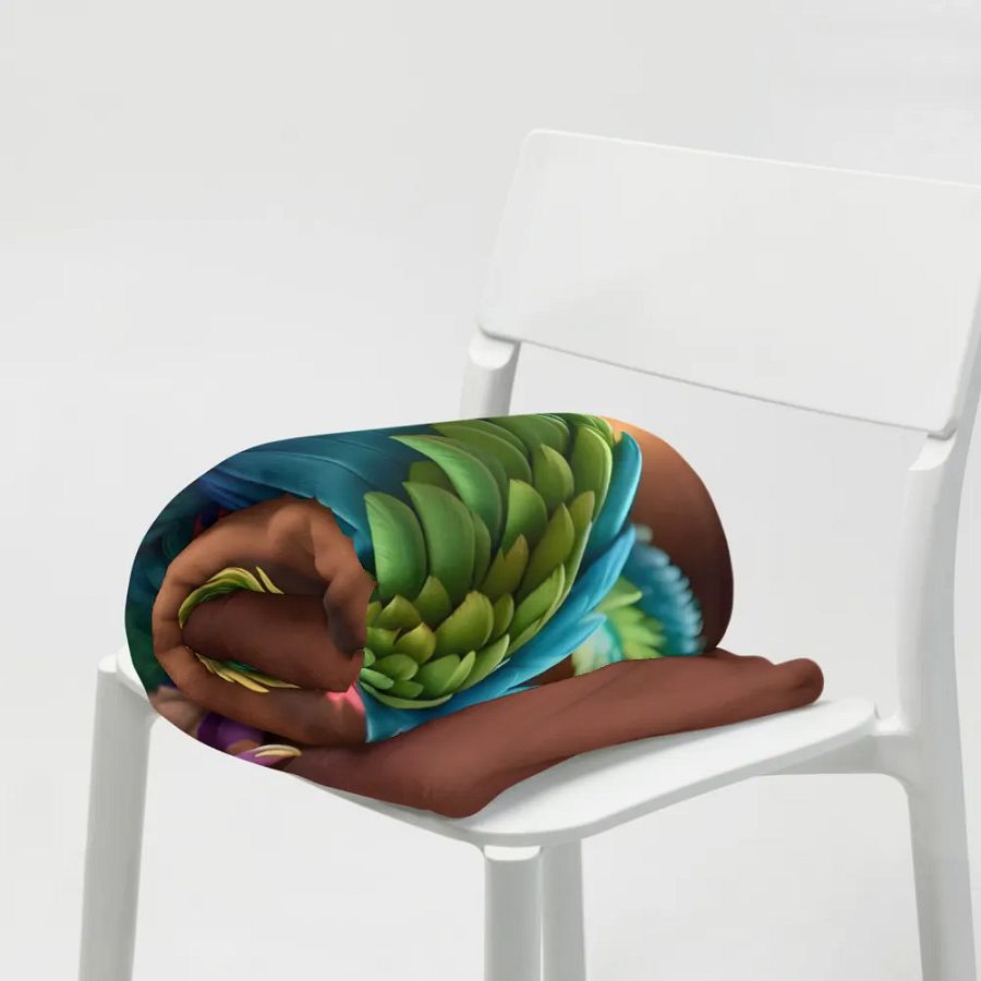 Endangered Species - Mexico - Quetzal Throw Blanket product image (8)