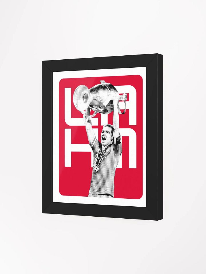 Philipp Lahm BW Bayern Munich Name Art Framed Print product image (1)