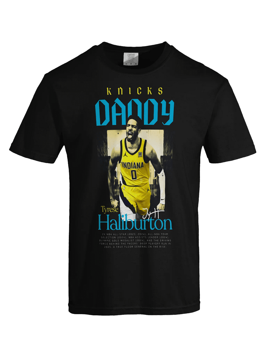 Tyrese Haliburton 2025 East Finals T-Shirt – Pacers vs Knicks Basketball Tribute Tee Classic T-Shirt product image (3)