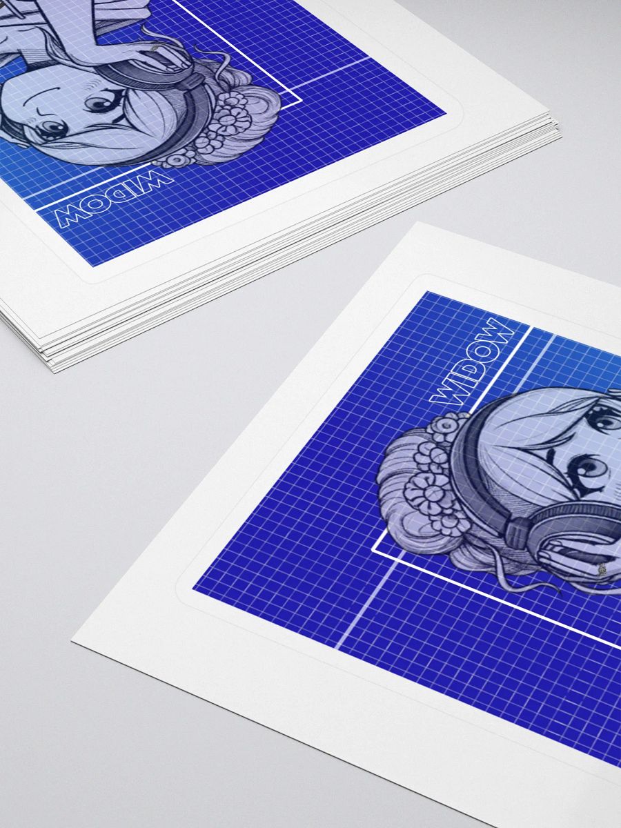 Widow Blueprint Sticker product image (8)