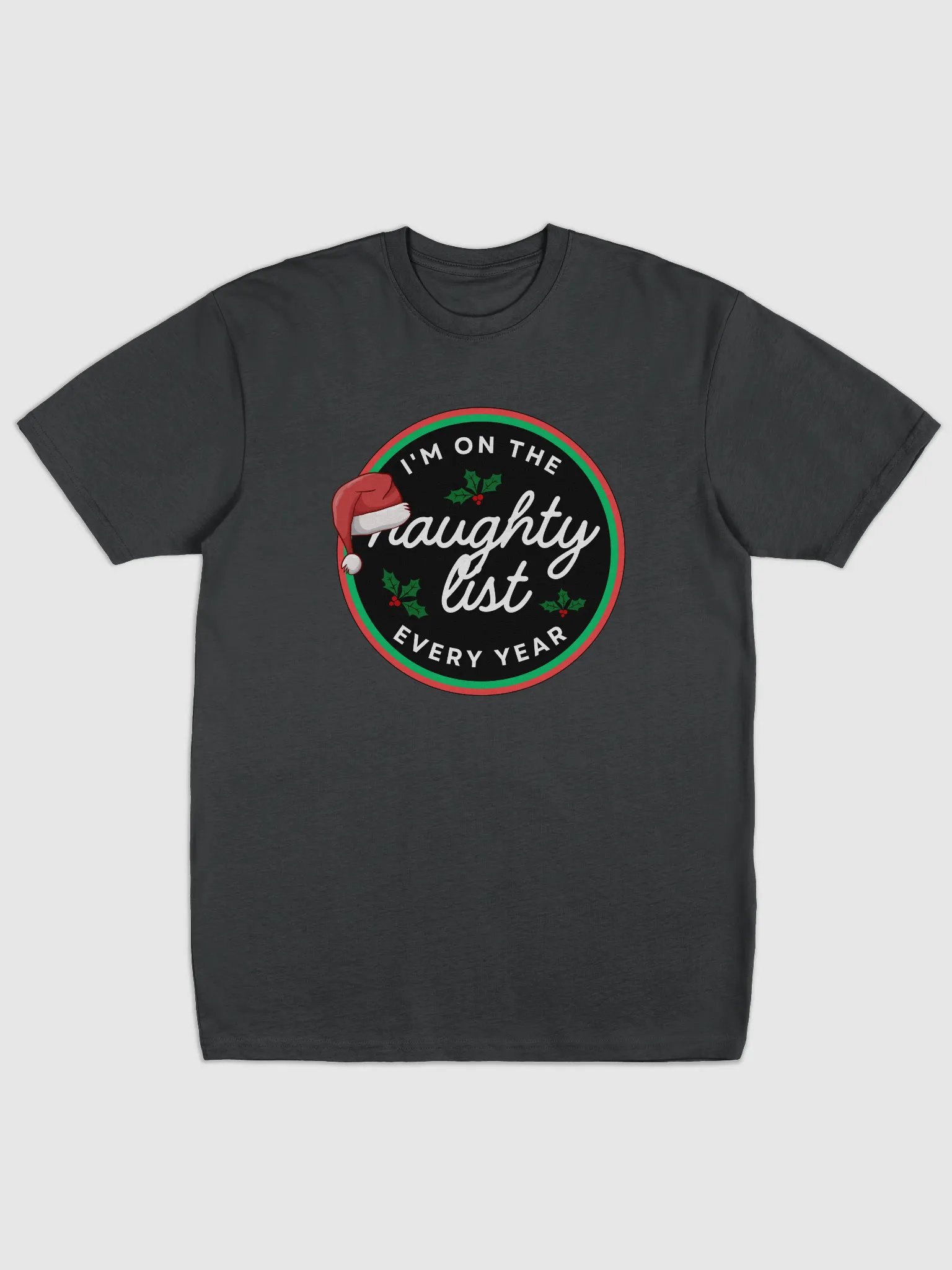 Naughty List Santa Tee product image (1)