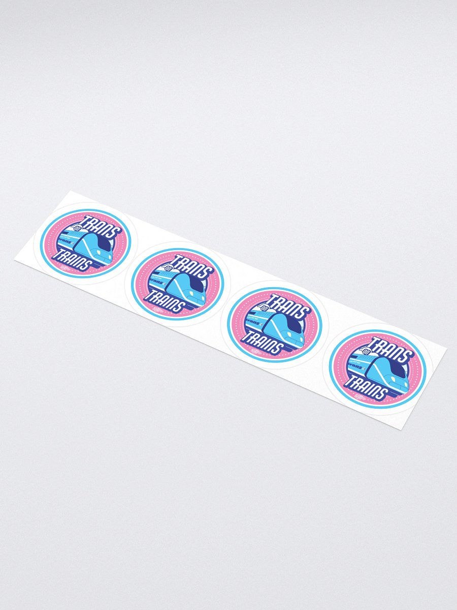 Trans on Trains sticker 4-pack product image (1)