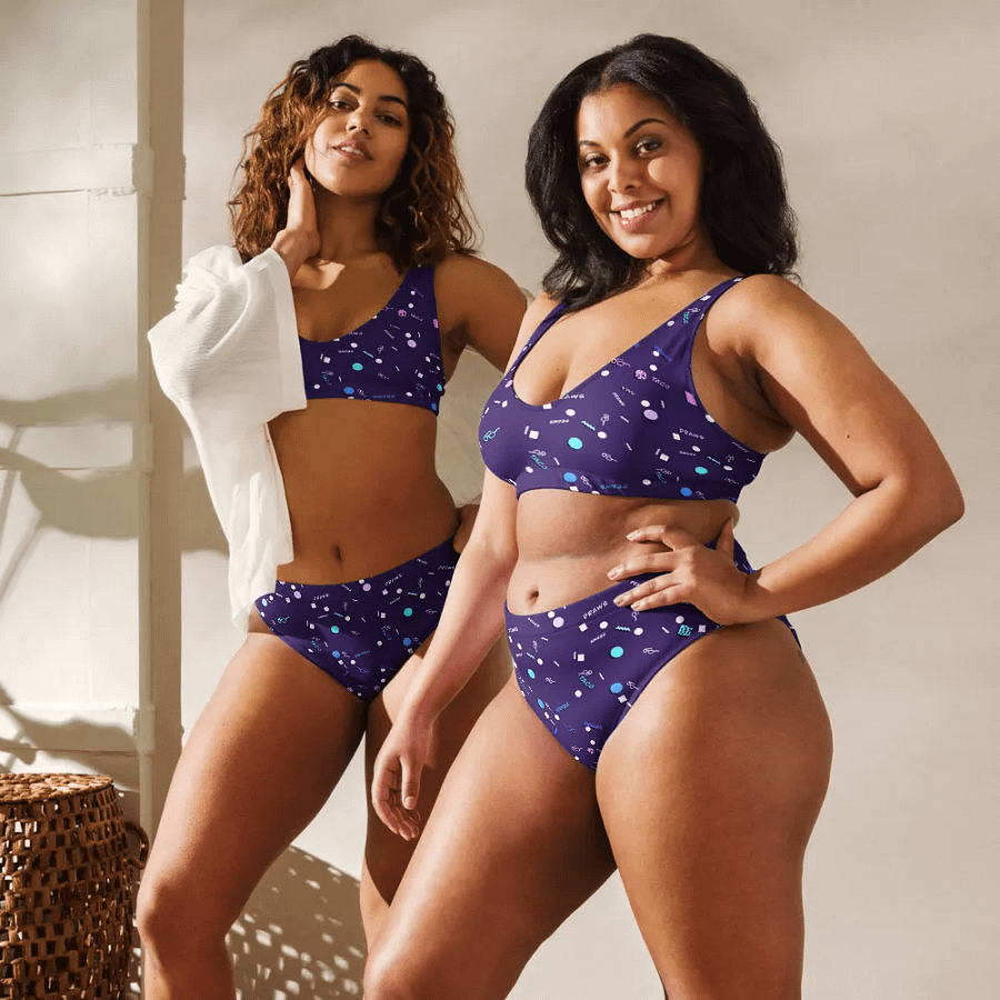 TacoDraws Retro Pattern Bikini product image (6)