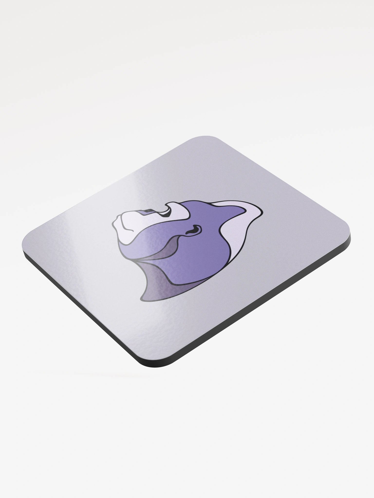 Majestic Gorilla - Glossed Cork Coaster product image (3)