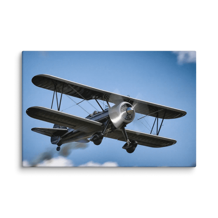 Stearman Biplane in Flight Canvas Print product image (1)