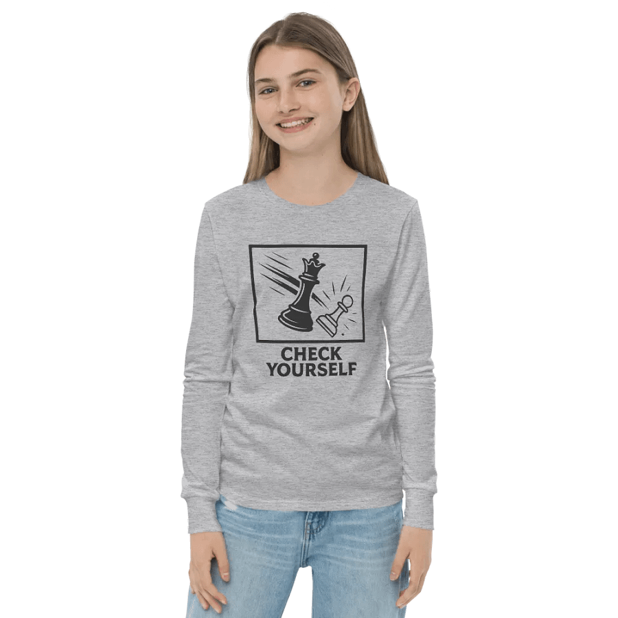 Check Yourself - Youth Long Sleeve T-Shirt product image (2)