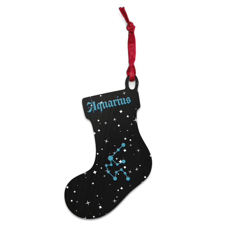 Celestial Aquarius Wooden Ornaments product image (5)