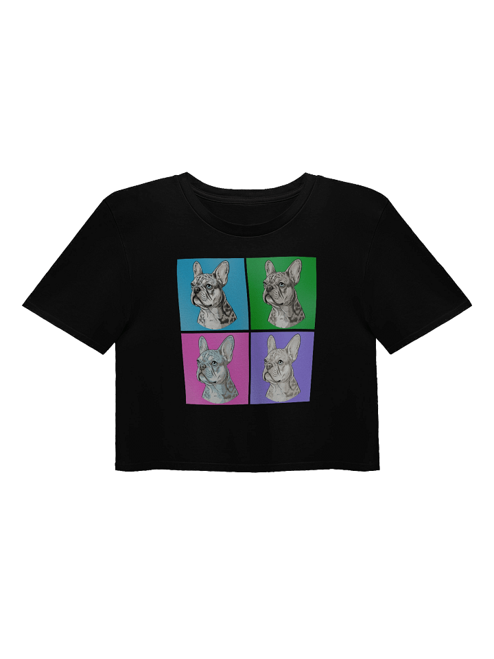 French Bulldog Pop Art Women's Crop Top product image (4)