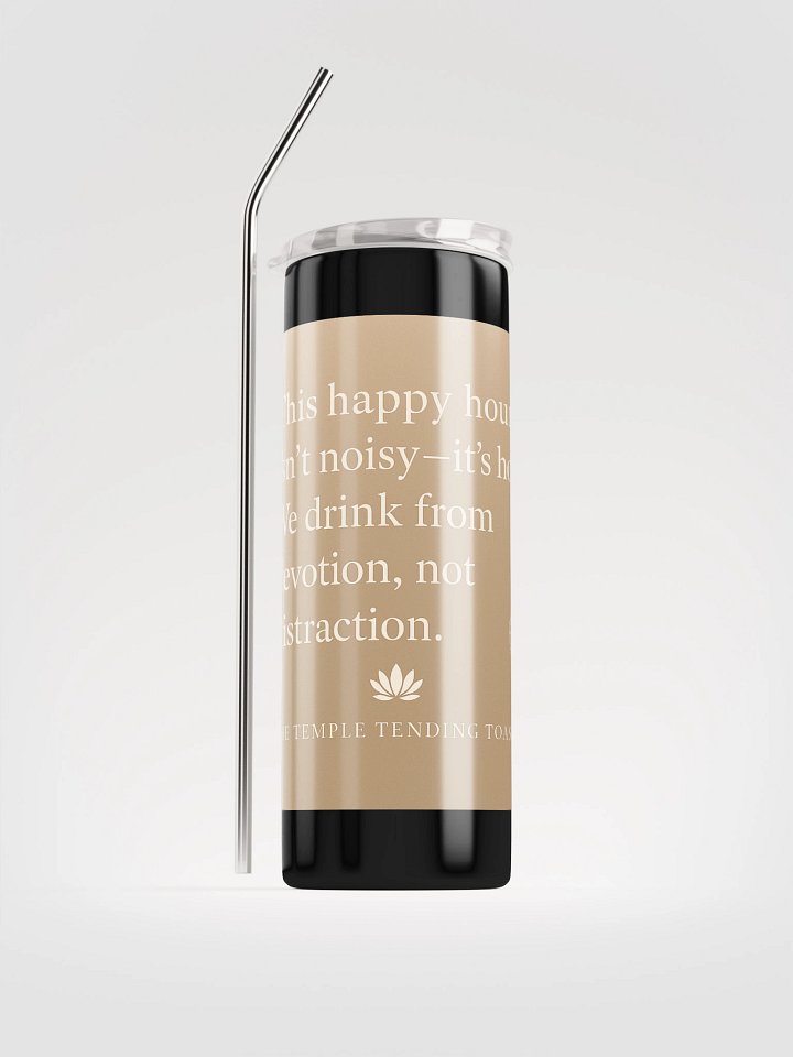 🪷🌅 The Temple Tending Toast — Stainless Steel Tumbler product image (1)